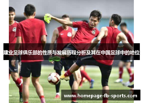 建业足球俱乐部的性质与发展历程分析及其在中国足球中的地位