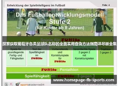 探索获取葡萄牙各类足球队名称的全面实用查询方法指南详尽版全集 探索获取葡萄牙各类足球队名称的全面实用查询方法指南详尽版全集